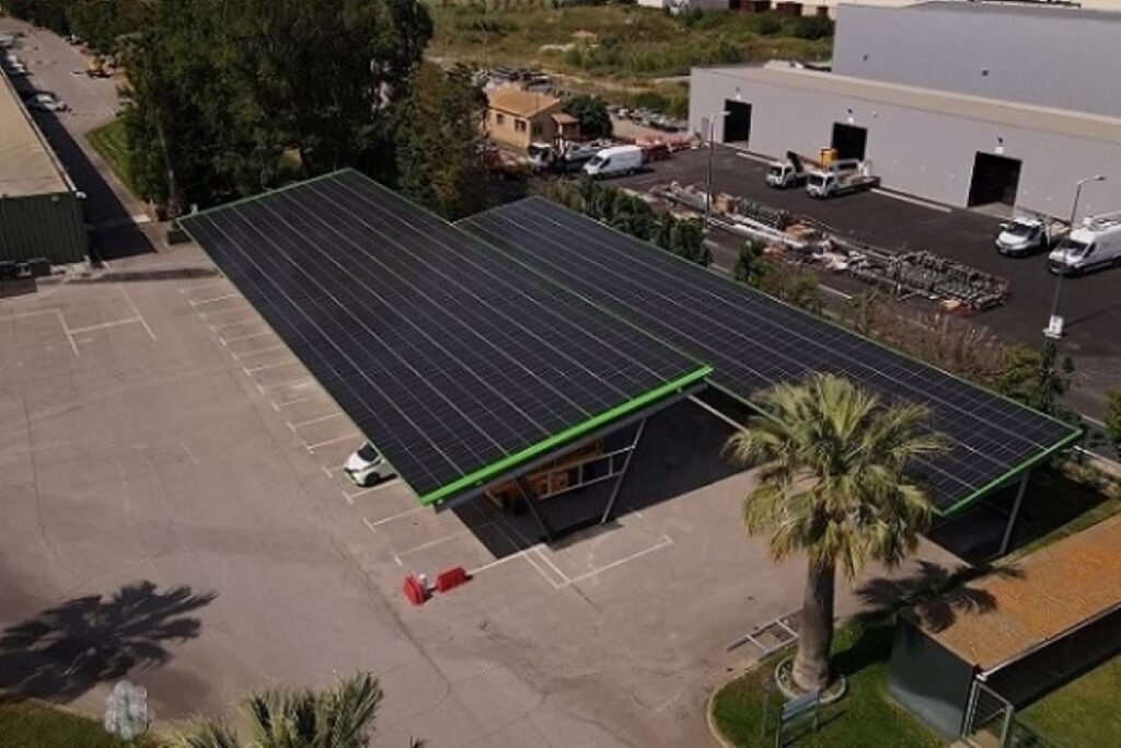Ombrières photovoltaïque